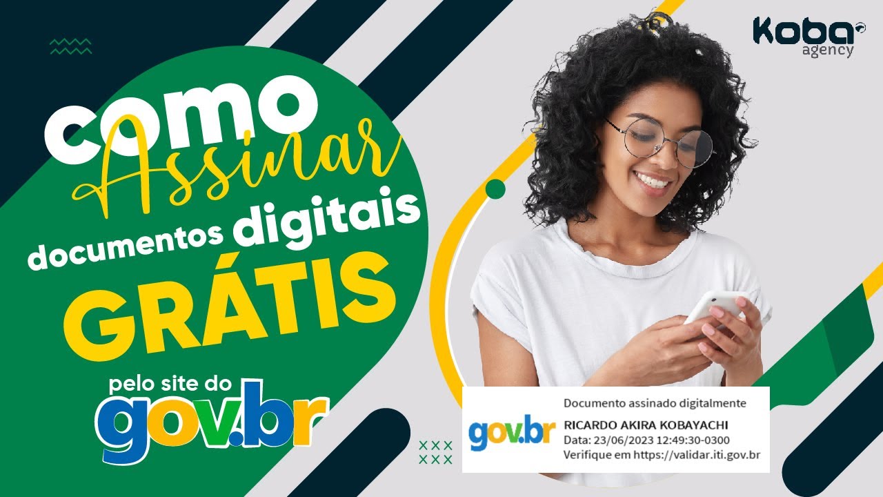 Passo a Passo: Como Fazer sua Assinatura Digital no Gov.br GRÁTIS - YouTube