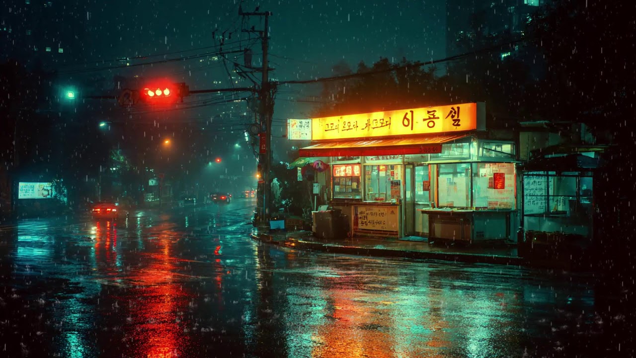 Kyoto Rainfall Atmosphere ☔ Soft Lofi Mix for Peaceful Nights
