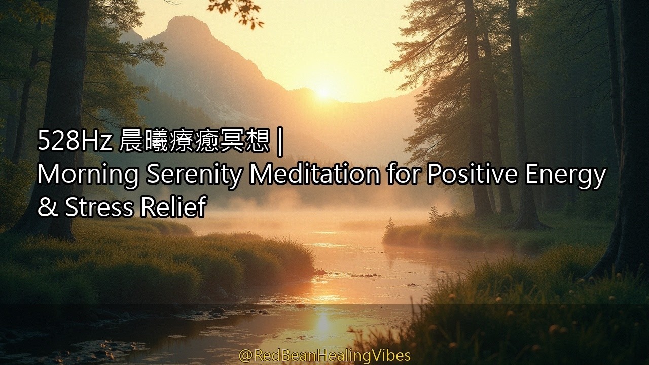 528Hz 晨曦療癒冥想 | Morning Serenity Meditation for Positive Energy & Stress Relief