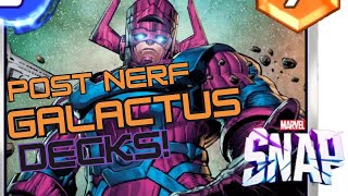 Galactus is Nerfed! The Best Post-Nerf Galactus Decks to Play! Marvel Snap