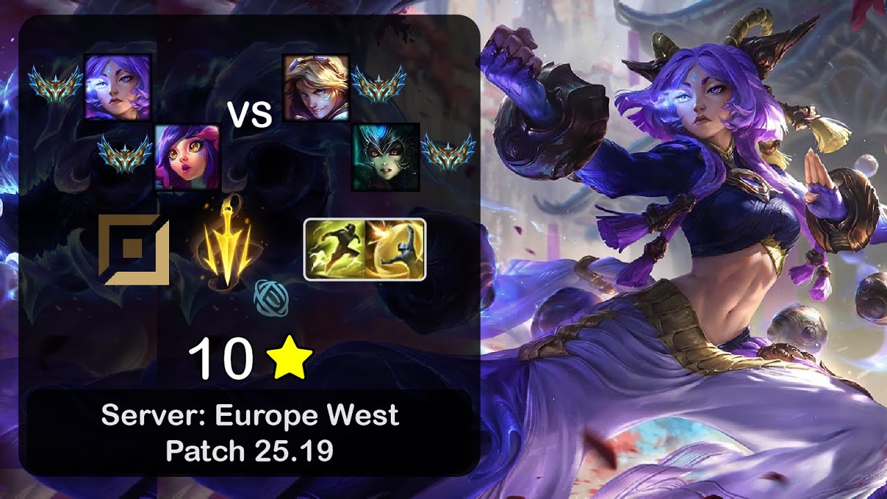 Yunara ADC + Neeko vs Ezreal + Nami - EUW Challenger - Patch 25.19