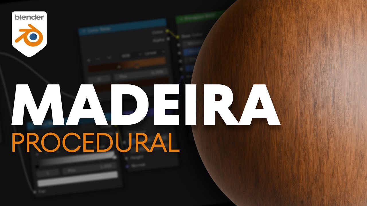 Como criar Textura de MADEIRA REALISTA (Procedural) no Blender 3D - YouTube
