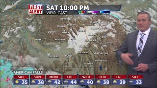 Cold front exiting the region, lighter winds for Saturday