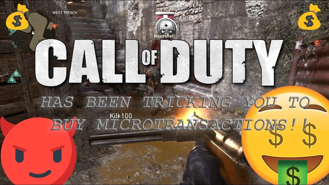Activision Microtransaction Matchmaking Scam! (Call of Duty WW2 Gameplay)