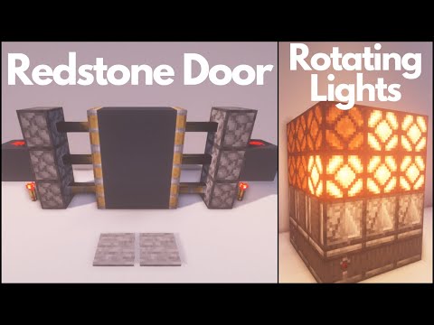 minecraft:-3-simple-redstone-builds