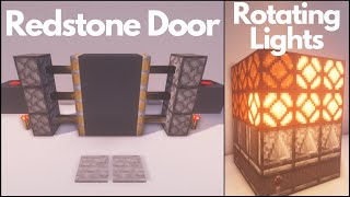 Minecraft: 3 Simple Redstone Builds