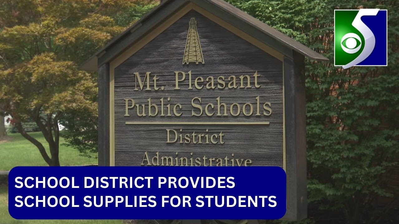 Mt. Pleasant school district providing school supplies for students YouTube