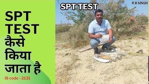 Standard Penetration test ( STP ) Procedure, How to conduct SPT, Soil testing.