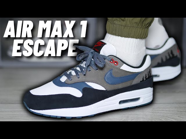 Wetland Specifiek Kaal ALMOST PERFECT! Nike Air Max 1 "Escape" On Feet Review - YouTube