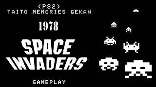 [PS2] Taito Memories Gekan - Space Invaders Gameplay