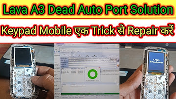 Lava A3 Keypad Set Dead Auto Port Solution 😊 || Keypad Set Dead Repair Kaise Kare