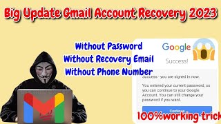 How To Recover Gmail Account Without Phone Number WithOut Verification Trick | The Easiest Way