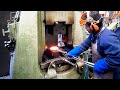 Fast Professional Forging Process In Action With Modern Hydraulic Forging Method &amp; Ingenious Tools