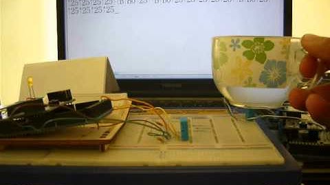 Smart home second test XBEE M2M temperature sensor A