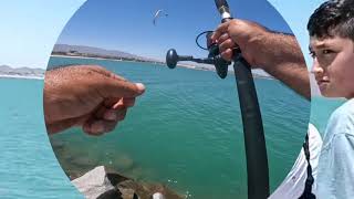 Pesca en muelle de san felipe