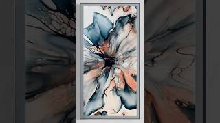 Dramatic Bloom in Fluid Art #fluidart #bloomtechnique