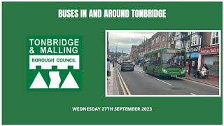 Buses at Tonbridge | Wednesday 27th September 2023