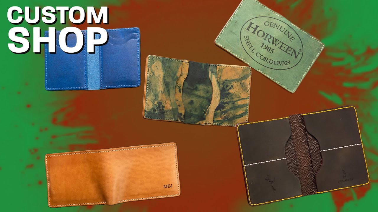Custom Shop Wallets - YouTube
