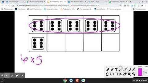 Number Strings: Using ten frames in multiplication
