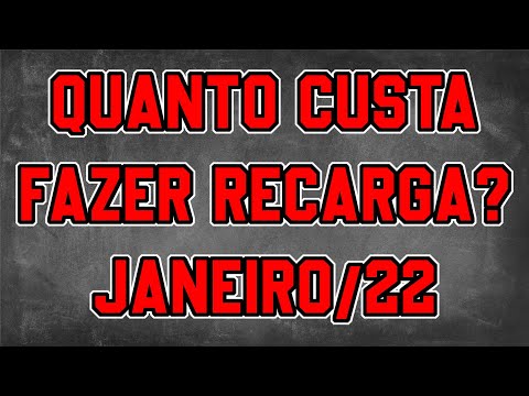 QUANTO CUSTA FAZER RECARGA EM 2022? AINDA COMPENSA.. É BEM RELATIVO! ENTENDA!