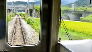 JR篠ノ井線の車窓風景（長野から松本まで）