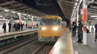 [横浜支社向け工臨]キヤE195系ST-19編成が南浦和駅に到着する動画