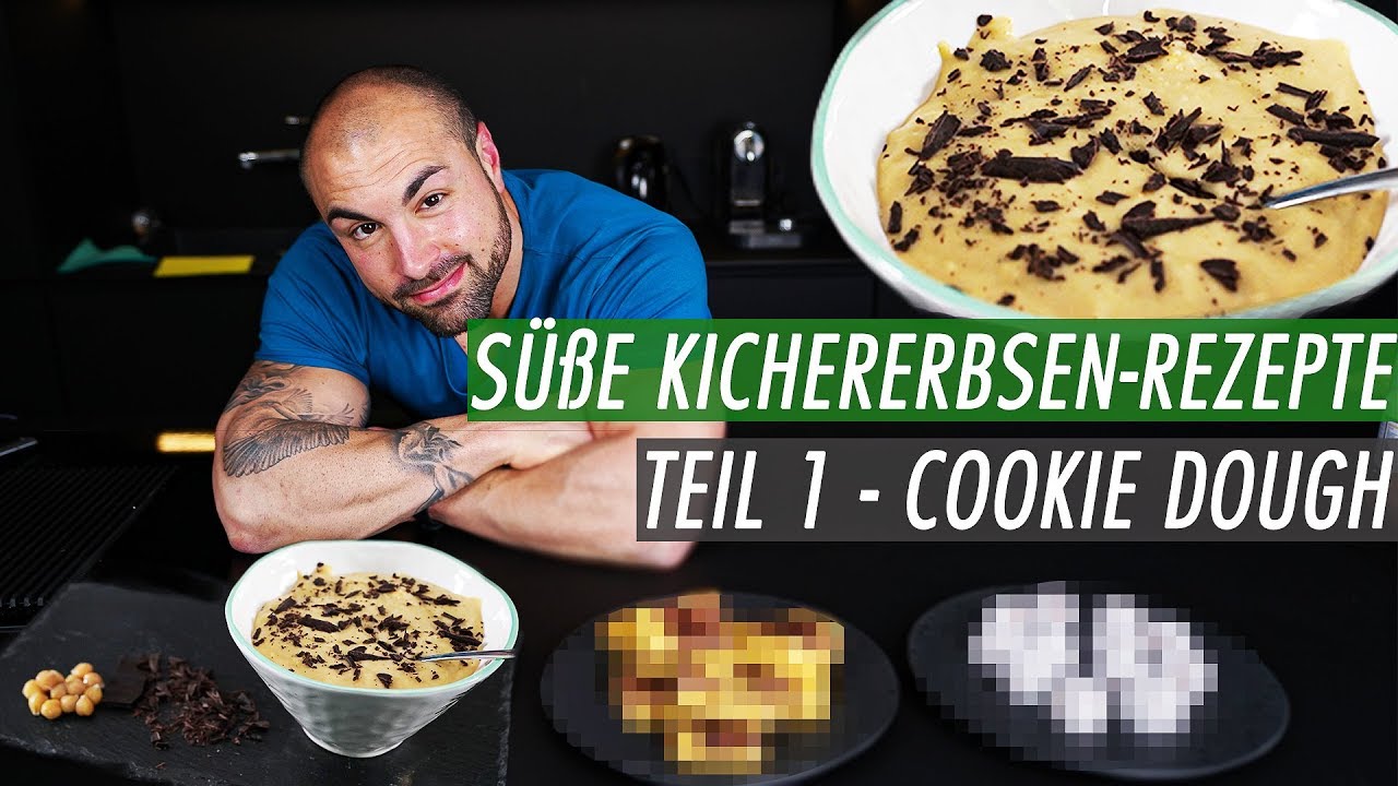 2min Cookie Dough Unter 300 Kcal Kichererbsen Rezept Youtube