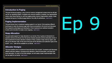 Writing an OS in Rust - Part 9 - Paging Implementation