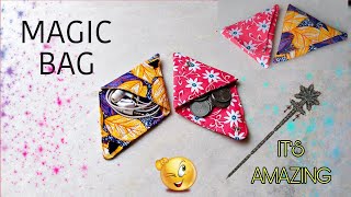 Magic Bag/Amazing Coin Pouch/Triangle Coin Purse/Mini Bag/Diy