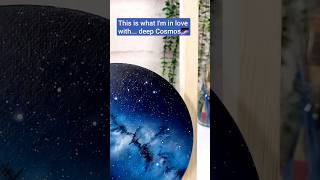 Deep Cosmos acrylic painting on mini canvas #painting #acrylicpainting #shorts #trending #viral