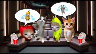 Banana Cat And Happy Cats Are In The Theatres Part 1 #bananacat #happycats