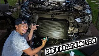 Upgrading My B9 Audi S4 Intercooler & Charge Pipes! POWER GAINS & COOLER TEMPS | Road to Stage 2+