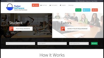 Online Tutor PHP software