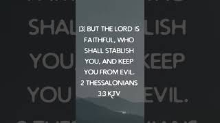 BIBLE AUDIO 2 THESSALONIANS 3:3 || God's Word - Bible Stories #Shorts
