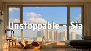 Unstoppable - Sia (lyrics) Honeyfox acoustic Resimi