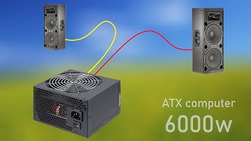 DIY Powerful Ultra Bass Amplifier ATX Computer , Simple Circuit , No IC