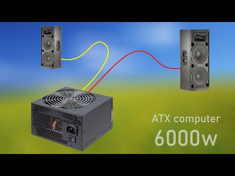 DIY Powerful Ultra Bass Amplifier ATX Computer , Simple Circuit , No IC