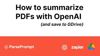 How to summarize multiple PDFs with AI (OpenAI // Anthropic)
