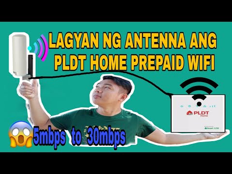 PAANO LAGYAN NG EXTERNAL ANTENNA ANG PLDT HOME PREPAID WIFI