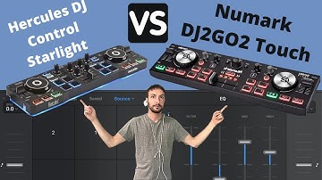 Hercules DJ Control Starlight VS Numark DJ2GO2 Touch
