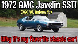 1972 AMC Javelin SST Review! (360 V8, Automatic)