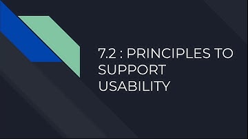7.2 Principles to support usability; Learnability - Lanz Tuazon