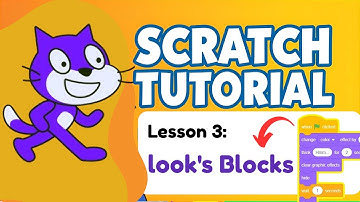 Scratch Programming for Kids | Learn Looks Block (Make Cat Talk, Think & Grow)
