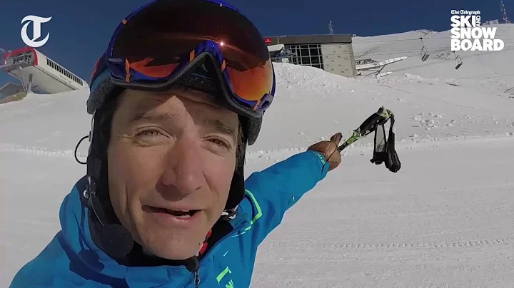Graham Bell skis La Face run in Val d'Isre