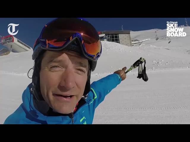 Graham Bell skis La Face run in Val d'Isère