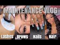 MAINTENANCE VLOG : Nails | Lashes | Hair | Eyebrows | Toes | Etc | Mícah Leia 🩷