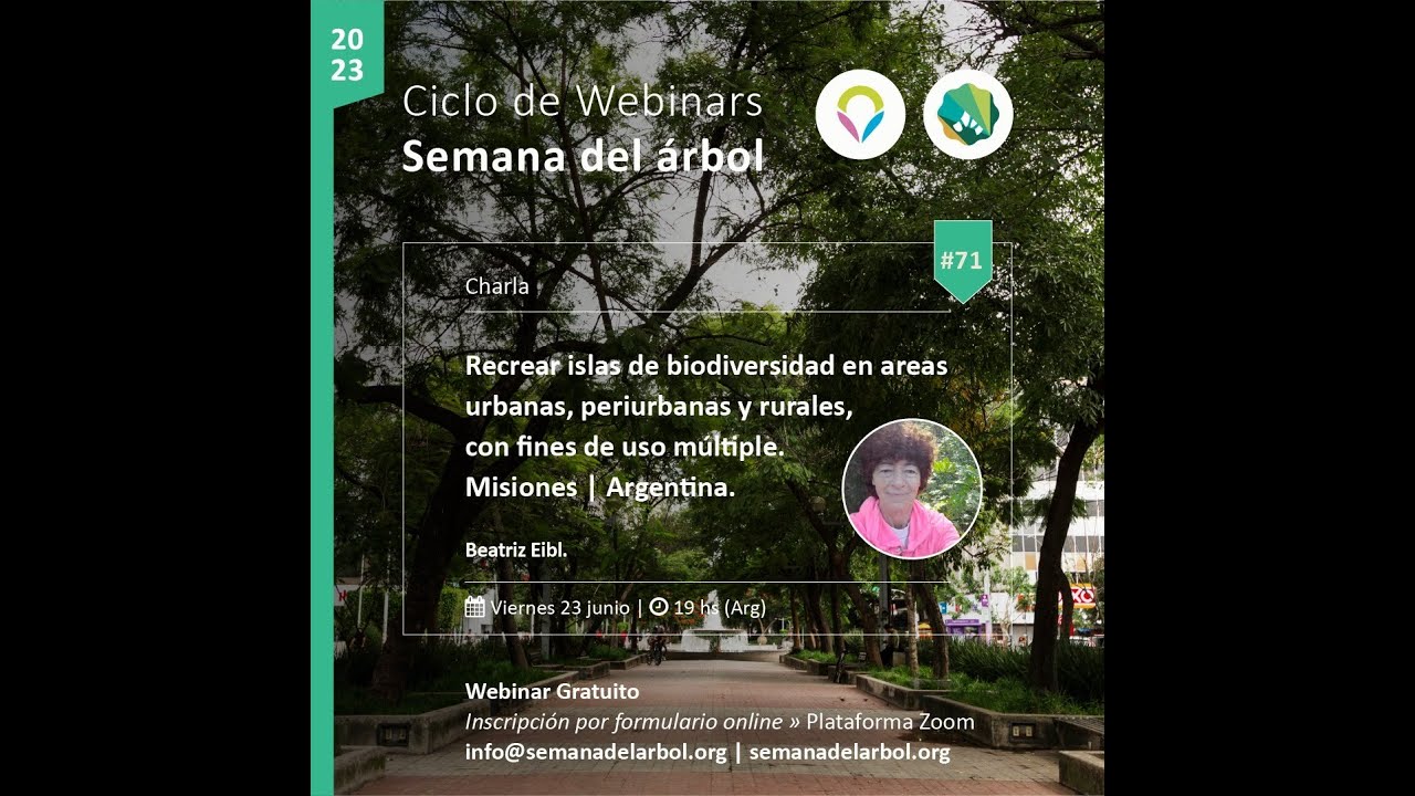 Beatriz Eibl nos cuenta sobre islas de biodiversidad recreadas en Misiones, Arg. No te lo pierdas!