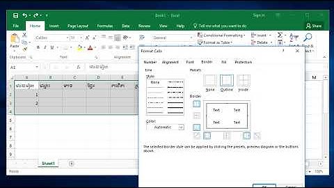 របៀបបង្កើតតារាងក្នុង Excel How to create table Excel