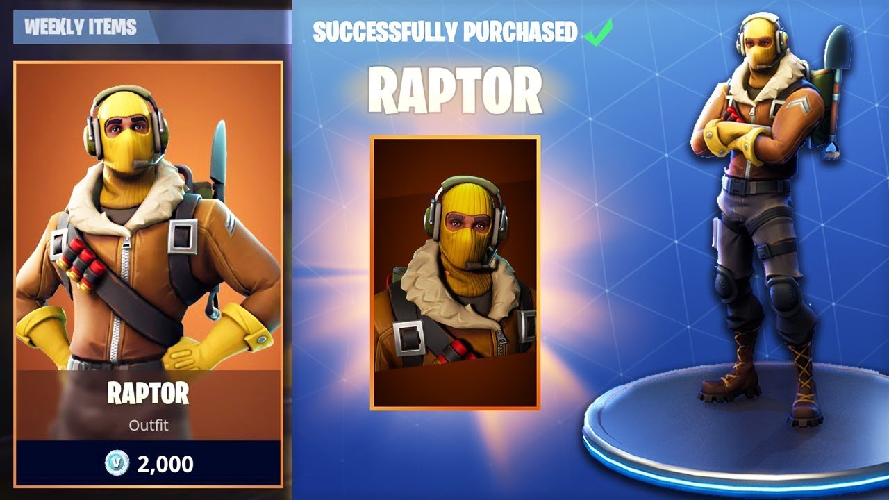 Buying New Raptor Outfit In Fortnite Battle Royale Is It Worth - buying new raptor outfit in fortnite battle royale is it worth it