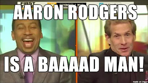 Stephen A & Skip Bayless REACTION: Aaron Rodgers H...